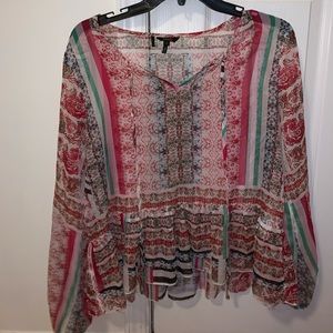 Long sleeve blouse